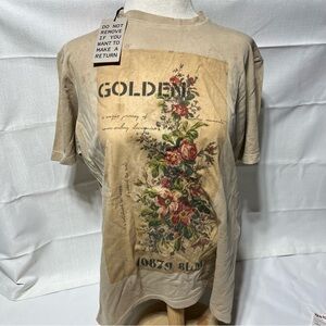 Beige Graphic women’s golden goose